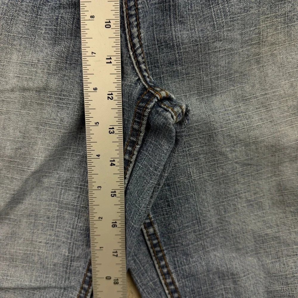 U.S. Polo Assn. Carpenter‎ Jeans Mens 40x30 Blue Light Wash Hammer Loop Denim
